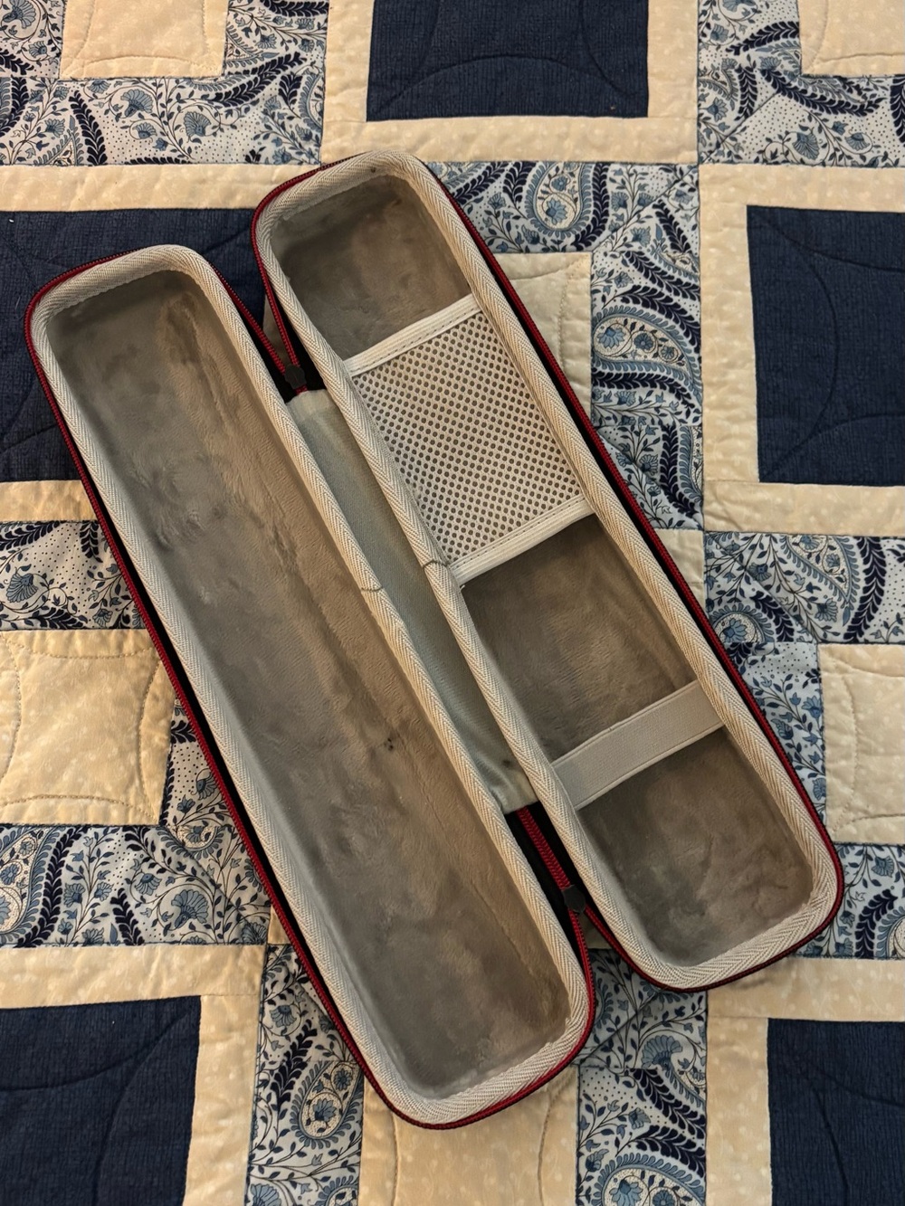 Portable Red and Gray Hot Tools Organizer Case